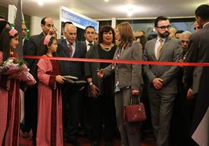 بالصور- وزيرتا ثقافة مصر والأردن تفتتحان معرض عمان للكتاب