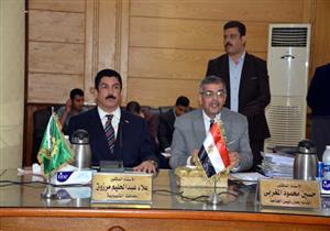 محافظ القليوبية: البناء المجتمعي لا يأتي إلا بدعم الجامعات