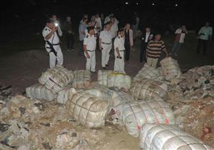 القبض على 11 مهربا وضبط 5 أطنان بضائع أجنبية مهربة ببورسعيد