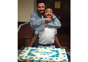 حامد الشراب يهنئ إبرام سمير بعيد ميلاده