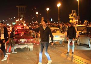  زحام في شوارع الإسكندرية للاحتفال برأس السنة (صور)