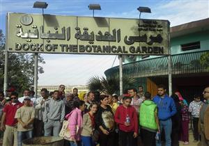 بالصور- الباعة الجائلون في الحديقة النباتية بأسوان.. تشويه وشكاوى بلا جدوى