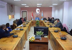 الاجتماع التحضيري الثاني لمؤتمر ضمان الجودة بجامعة سوهاج