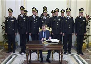 وزير الداخلية في قصر عابدين لتسجيل كلمة شكر وتهنئة للرئيس بمناسبة عيد الشرطة