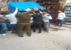 إزالة 279 حالة إشغال في حملة المرافق بدمياط