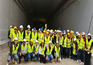 انطلاق الفوج الـ13 من شباب الجامعات بزيارة مشروع أنفاق قناة السويس