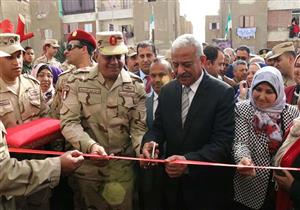 "صقر" يفتتح أعمال تطوير مدرسة النور للمكفوفين بالسويس (صور)