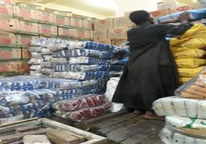 ضبط مواد غذائية مجهولة المصدر في حملة رقابية بالشرقية