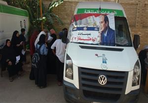  فحص ٢٣٠٠ حالة بالمجان في قافلة طبية بدمياط (صور)