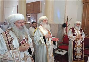 إقامة قداس الذكرى السنوية الأولى لنياحة الأنبا بيشوي بالبراري