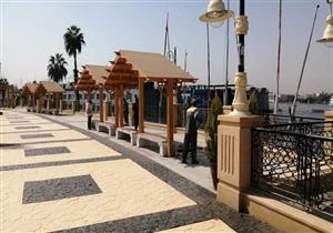 بالفيديو.. خلو كورنيش الأقصر من المارة والزائرين بسبب حرارة الجو
