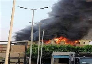 اندلاع حريق في شركة أدوية بأكتوبر