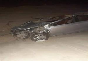3 مصابين في انقلاب سيارة ملاكي بالداخلة