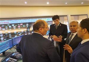 جولة تفقدية لوزير النقل في مركز التحكم المركزي لسكك حديد روسيا