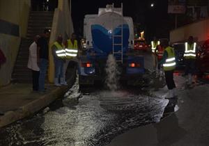 بالصور.. بيان عملي لمواجهة الأمطار والسيول في الإسماعيلية