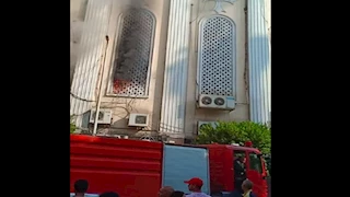 الداخلية تكشف سبب حريق كنيسة مارجرجس في قنا