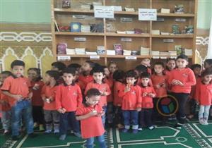 بالصور.. أطفال حضانة العذراء مريم يحتفلون بالمولد داخل مسجد في أسوان