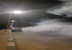 لمكافحة الذباب.. "سيارات رش" تنتشر في العاشر من رمضان (صور)