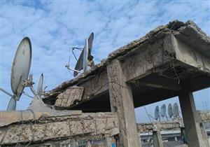 انهيار سقف عقار فى الدقهلية دون إصابات