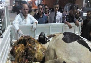 صور- ضبط 17 طن مواد غذائية غير صالحة للاستهلاك الآدمي في سوهاج