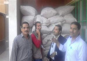 بالصور.. ضبط 40 شيكارة نشارة خشب قبل بيعها "ردة خشنة" بأسيوط