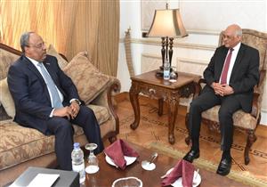 عبدالعال يستقبل سفير الإمارات بالقاهرة