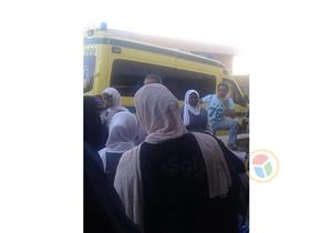 أول فيديو من داخل المدرسة بعد إصابة 84 طالبة ومعلمة باختناقات في أسوان