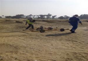 بعثة القومي للبحوث الفلكية تستكمل إنقاذ "هرم هوارة" بالفيوم- صور