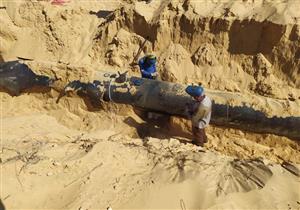 مصراوي ينشر صور إصلاح خط الغاز بين مصر وإسرائيل تمهيدًا للاستيراد