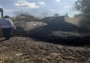 إزالة 4 مكامير فحم مخالفة في دمياط