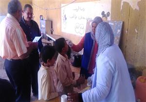 بالصور.. تطعيم 173 ألف حالة ضد البلهارسيا في أسوان