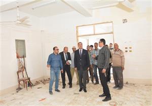 بالصور.. تطوير صالات الامتحانات بجامعة أسيوط 