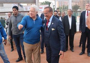 بالصور.. الملياردير الإماراتي خلف الحبتور يزور نادي الزمالك