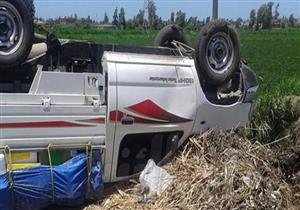 إصابة 15 شخصًا من أسرة واحدة في انقلاب سيارة بالشرقية