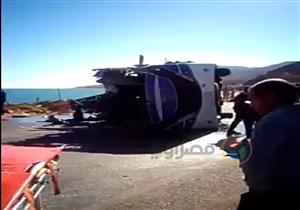 حالتهم حرجة.. نقل 11 من مصابي حادث السخنة إلى القاهرة