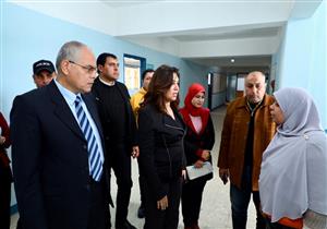  بالصور.. محافظ دمياط تفاجئ مسئولي الوحدة المحلية بميت أبو غالب