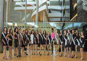 بالصور.. ملكات جمال العالم يوجهن رسالة من داخل مكتبة الإسكندرية