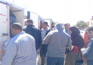 بالفيديو.. اقبال كبير على قوافل السلع المخفضة بواحة باريس في الوادي الجديد