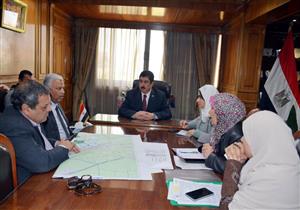 محافظ القليوبية يناقش آخر تطورات إنشاء مخططات تفصيلية للقرى والمدن
