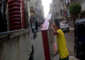 تنفيذ 90 حكما قضائيا ورفع 300 كرسي في حملة بالعمرانية