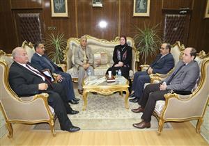 محافظ المنوفية يستقبل رئيس جهاز تنمية المشروعات الصغيرة والمتوسطة 