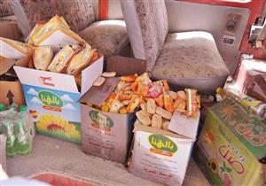 ضبط سلع تموينية مدعمة قبل بيعها في السوق السوداء بالغربية