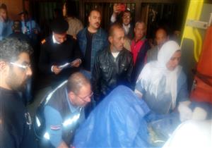  3 مصابين في انهيار عمود خرسانة تحت الإنشاء بمنطقة بولاق الدكرور