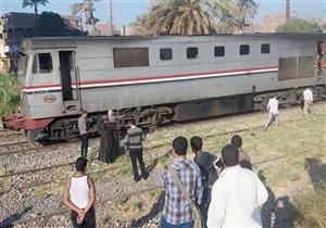 مصرع طالب صدمه قطار في كفرالشيخ