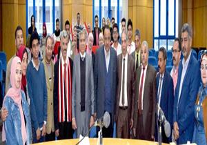 بالصور.. محافظ المنيا يستقبل وفد اتحاد طلاب شمال سيناء