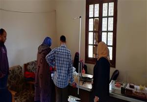 بالصور: إقبال كثيف من العاملين بوزارة الزراعة على حملة 100 مليون صحة 