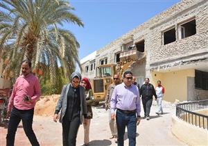 صور| نائب محافظ الوادي الجديد تتفقد أعمال إنشاء مركز ذوي الاحتياجات الخاصة