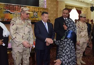 صور| تكريم 155 من أسر الشهداء والمصابين في بني سويف