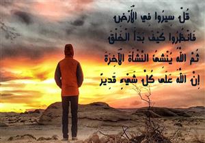 آية ومعنى.. {قُلْ سِيرُوا فِي الْأَرْضِ فَانْظُرُوا كَيْفَ بَدَأَ الْخَلْقَ}