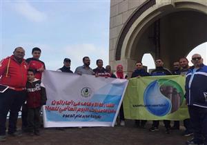 بالصور.. ماراثون رياضي على كورنيش الإسكندرية احتفالا باليوم العالمي للمياه